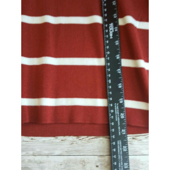 Poof Apparel Women's Pullover Sweater med rust color - Picture 6 of 7